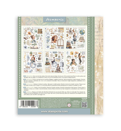 Stamperia Rub on selection Secret Diary DFLRBXG02