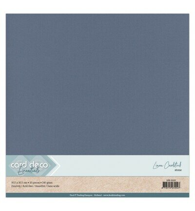Card Deco Linnen Karton-Scrap Steen 30,5x30,5 cm LKK-SC63
