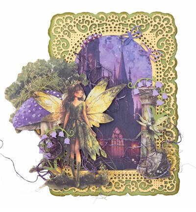 Studio Light Cutting dies Enchanted Enchanted Fairytale nr. 1104 SL-EF-CD1104