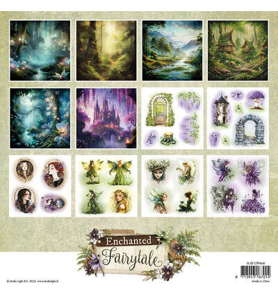 Studio Light Collage Paper Pad Collage paper pad Enchanted Fairytale nr. 468 SL-EF-CPP468