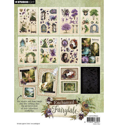 Studio Light  Die-cut Paper Pad Die-cut elements Enchanted Fairytale nr. 466 SL-EF-DCPP466