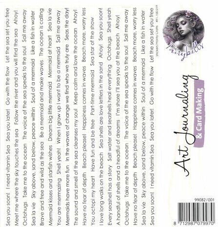 Art Journaling Stickervel 15x21 cm (past bij A4 Zomerset)