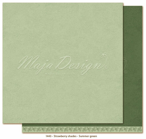 Maja Design Mono - Strawberry - Summer green 30,5x30,5 cm