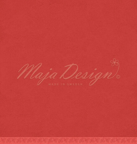 Maja Design Mono - Strawberry - Yummie red 30,5x30,5 cm