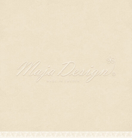 Maja Design Mono - Strawberry - Cream 30,5x30,5 cm