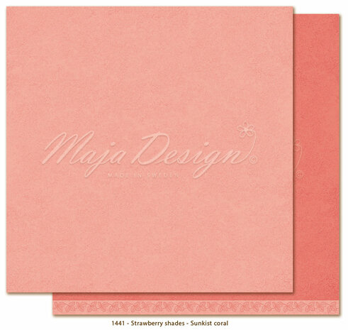 Maja Design Mono - Strawberry - Sunkist coral 30,5x30,5 cm