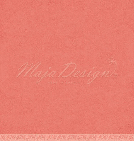 Maja Design Mono - Strawberry - Sunkist coral 30,5x30,5 cm