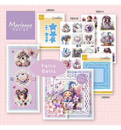 Marianne Design Knipvel A4, Magical Garden by Fairybells FB2511