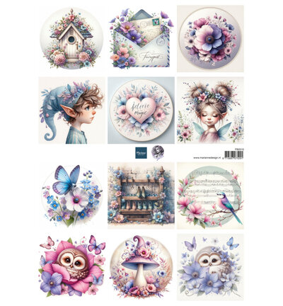 Marianne Design Knipvel A4, Magical Mini's by Fairybells FB2510