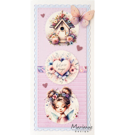 Marianne Design Knipvel A4, Magical Mini's by Fairybells FB2510