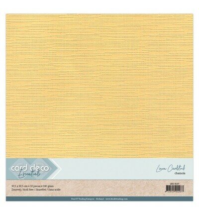 Card Deco Linnen Karton-Scrap Chamois 30,5x30,5cm LKK-SC07