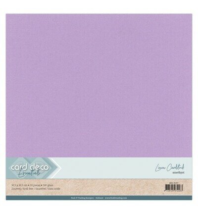 Card Deco Linnen Karton-Scrap Amethist 30,5x30,5cm LKK-SC57