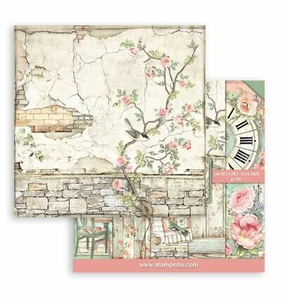 Stamperia Papierblok Klein &ndash; House of Roses SBBS08