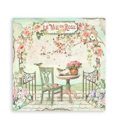 Stamperia Papierblok Klein &ndash; House of Roses SBBS08