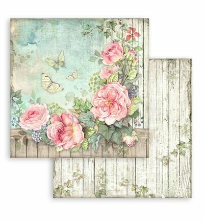 Stamperia Papierblok Klein &ndash; House of Roses SBBS08