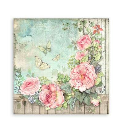 Stamperia Papierblok Klein &ndash; House of Roses SBBS08