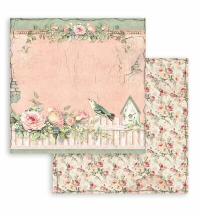 Stamperia Papierblok Klein &ndash; House of Roses SBBS08