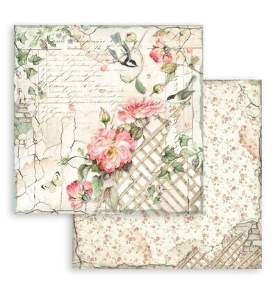 Stamperia Papierblok Klein &ndash; House of Roses SBBS08