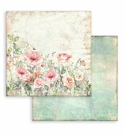 Stamperia Papierblok Klein &ndash; House of Roses SBBS08