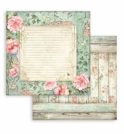 Stamperia Papierblok Klein &ndash; House of Roses SBBS08