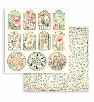 Stamperia Papierblok Klein &ndash; House of Roses SBBS08