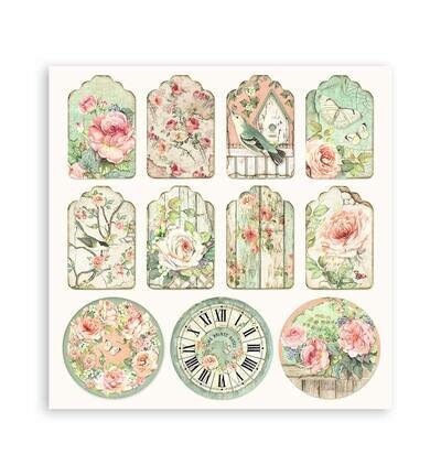 Stamperia Papierblok Klein &ndash; House of Roses SBBS08
