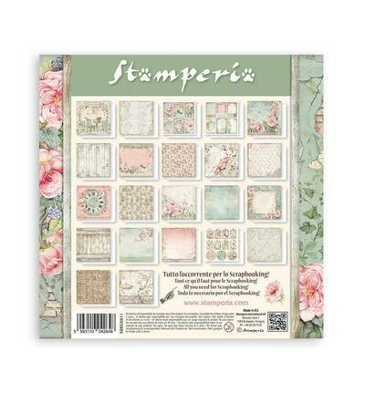Stamperia Papierblok Klein Enkelzijdig &ndash; House of Roses SBBSXB11