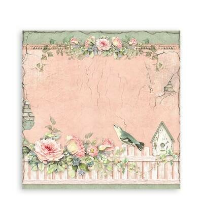 Stamperia Papierblok Klein Enkelzijdig &ndash; House of Roses SBBSXB11
