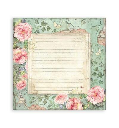 Stamperia Papierblok Klein Enkelzijdig &ndash; House of Roses SBBSXB11