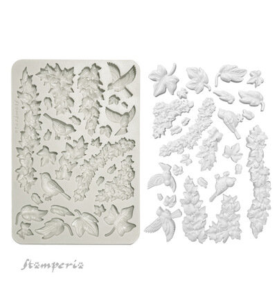Stamperia Siliconen Mal A5 &ndash; House of Roses Ivy KACMA567