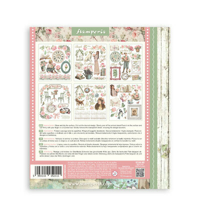 Stamperia Rub-On Selectie &ndash; House of Roses DFLRBXG06