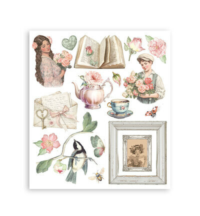 Stamperia Rub-On Selectie &ndash; House of Roses DFLRBXG06