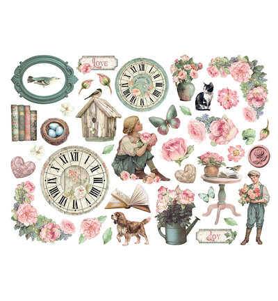 Stamperia Die-Cuts &ndash; House of Roses DFLDC132