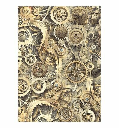 Stamperia Rice Paper Achtergronden A6 Selectie &ndash; Gardens of Time DFSAK6053