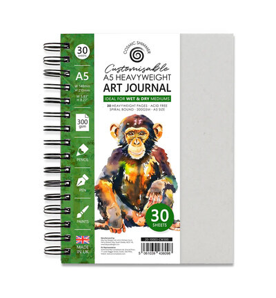 Cosmic Shimmer Aanpasbaar art journal - Heavyweight A5 300 gsm 20-10003-CW300