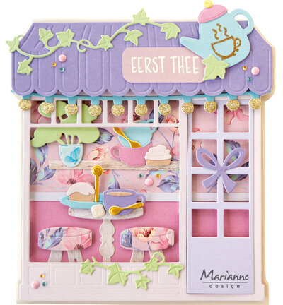 Marianne Design Collectables &ndash; Tea Set by Marleen COL1587