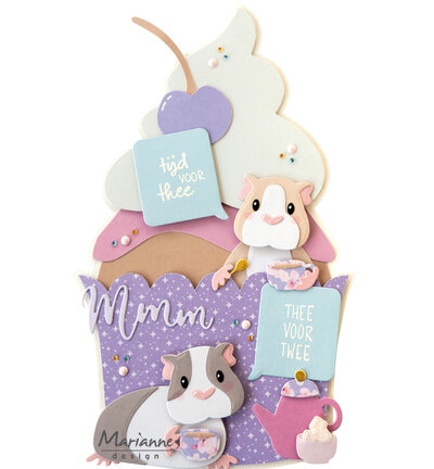 Marianne Design Clear Stamp, Thee voor twee CS1191