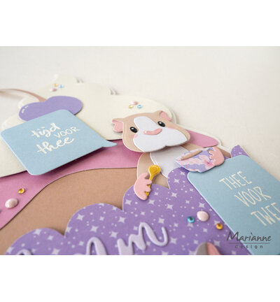 Marianne Design Clear Stamp, Thee voor twee CS1191