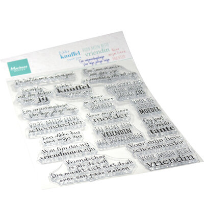 Marianne Design Clear Stamp &ndash; Familie &amp; Vrienden CS1197