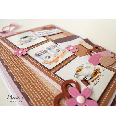 Marianne Design Knipvel A4 &ndash; Circles Teatime VK9648