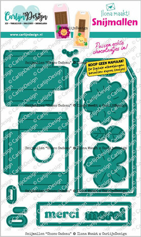 CarlijnDesign snijmallen Choco Cadeau CDSN-0363