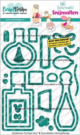 CarlijnDesign snijmallen Perfume Pals CDSN-0365