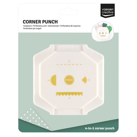Vaessen Creative &bull; 4-in-1 Hoekpons Tickets 2137-136