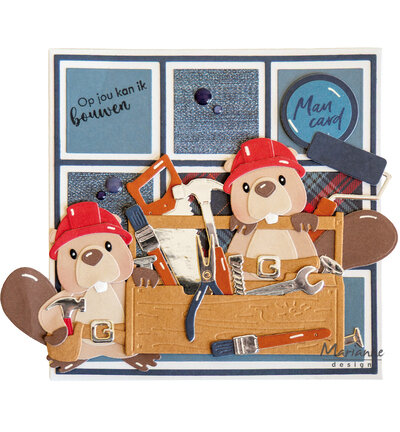 Marianne Design Collectable Eline's animals - Bever COL1590