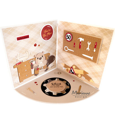 Marianne Design Collectable Eline's animals - Bever COL1590