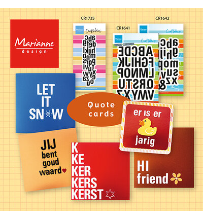 Marianne Design Craftable Alphabet (M) CR1735