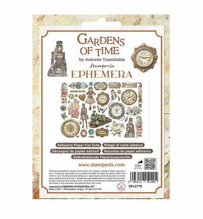Stamperia Ephemera &ndash; Gardens of Time DFLCT78