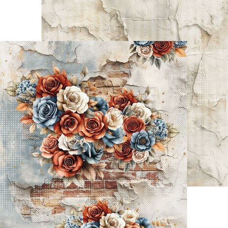 Craft O Clock Set of Papers 15x15 cm Timeless Grace CC-C81-TG-10