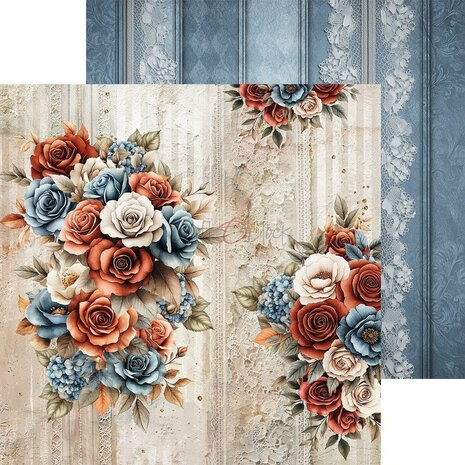 Craft O Clock Set of Papers 15x15 cm Timeless Grace CC-C81-TG-10