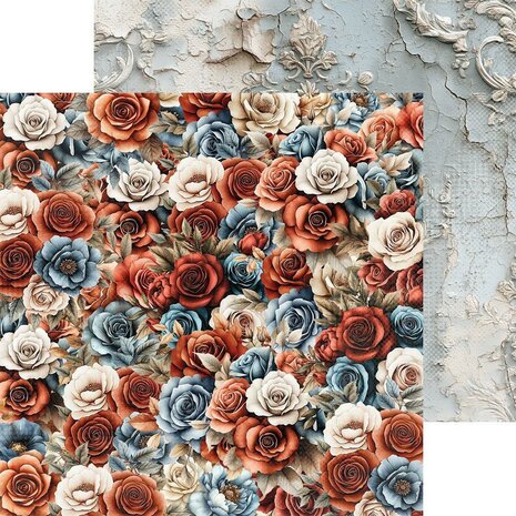 Craft O Clock Set of Papers 15x15 cm Timeless Grace CC-C81-TG-10